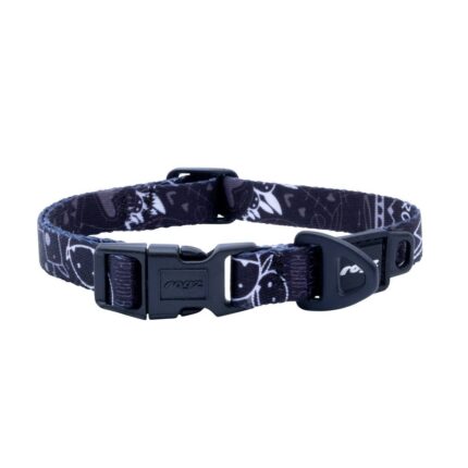 12707-Rogz_Fusion_Small_Dog_collar_-_Midnight_Black