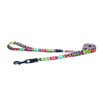 12729-Rogz_Fusion_dog_lead_140cm_Medium___Popart_Yellow