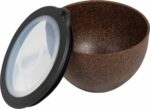 51-0169 JV BON APPETIT Bamboo Bowl with lid Brown-2