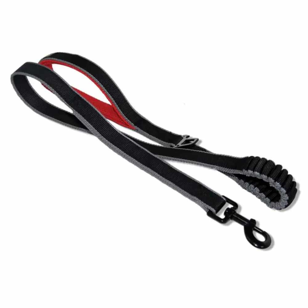 Bungee_Dog_Leash_Dog_Hiking_Leash_Springback_Red_Black__89099