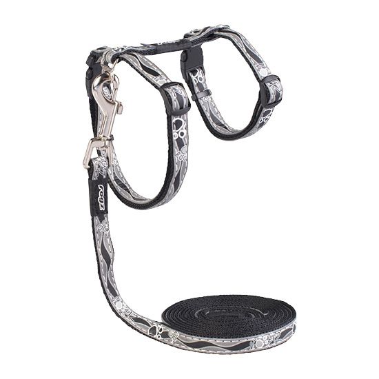 CLJ08-A-NightCat-Harness-Lead-Black