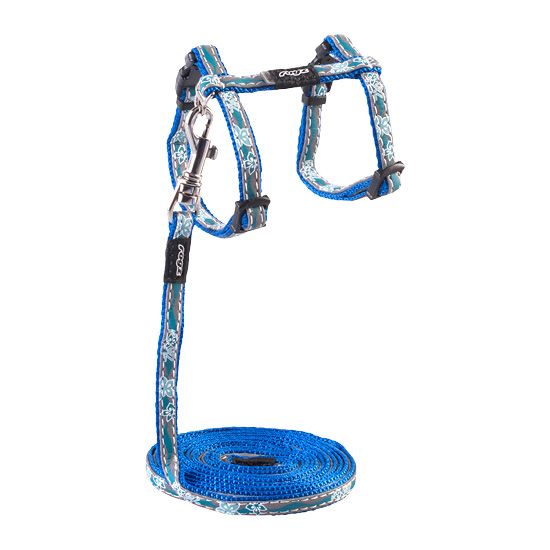 CLJ08-B-NightCat-Harness-Lead-Blue