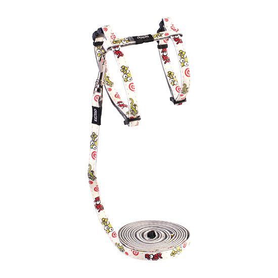 CLJ09-E-GlowCat-Harness-Lead-Red