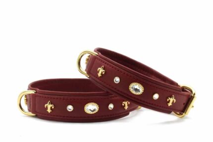 halsband-diamond-75cm-45mm-burgundy-gold