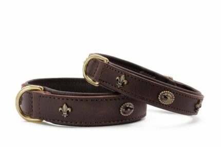 halsband-san-francisco-80cm-40mm-braun-dunkelbraun-gold