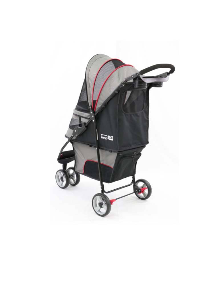 innopet hondenbuggy avenue grey red4