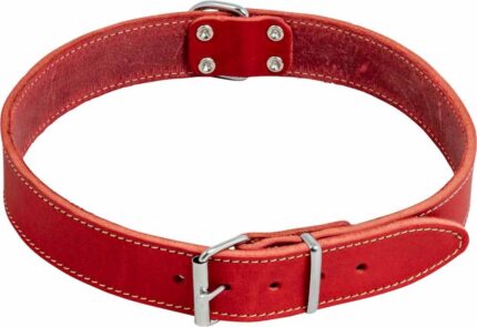 JV_GreasedLeather_Collar_Red