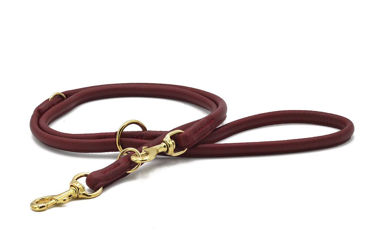 lederleine-rundgenaeht-burgundy-burgundy-gold-2m-4mm