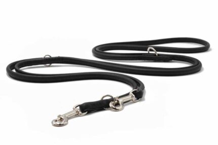 lederleine-rundgenaeht-schwarz-schwarz-silber-3m-10mm