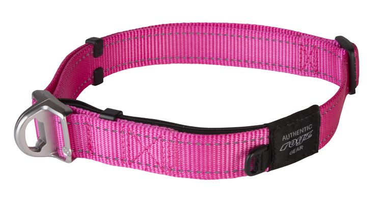 rogz hondenhalsband safety roze
