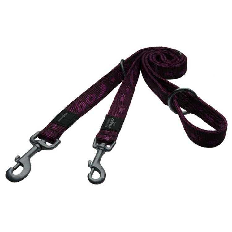 rogz hondenriem multi purpose alpinist paars